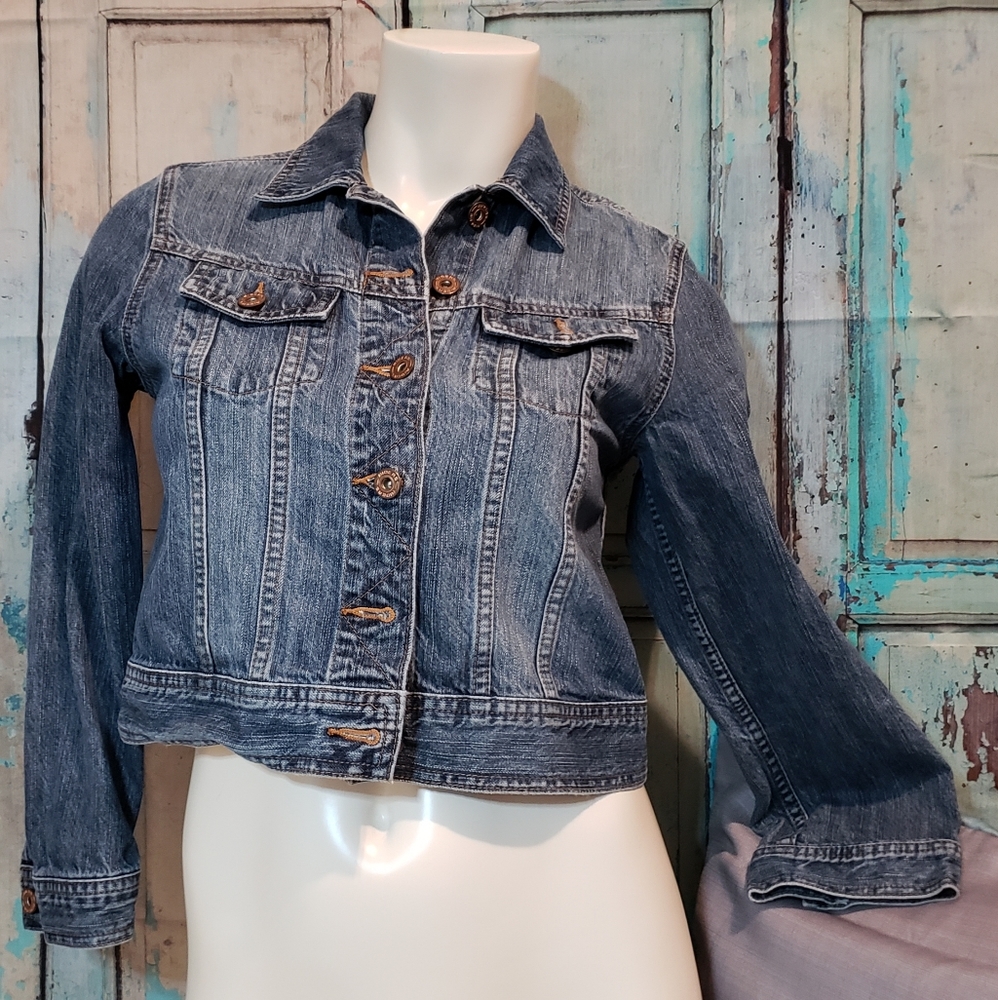 Riders by Lee vintage denim jacket girls blue jean